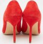 Manolo Blahnik Pre-owned Suede heels Red Dames - Thumbnail 5