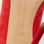 Manolo Blahnik Pre-owned Suede heels Red Dames - Thumbnail 8
