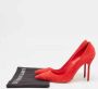 Manolo Blahnik Pre-owned Suede heels Red Dames - Thumbnail 9