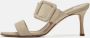 Manolo Blahnik Pre-owned Suede sandals Beige Dames - Thumbnail 2