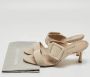 Manolo Blahnik Pre-owned Suede sandals Beige Dames - Thumbnail 9
