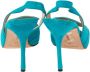 Manolo Blahnik Pre-owned Suede sandals Blue Dames - Thumbnail 4