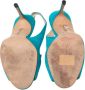 Manolo Blahnik Pre-owned Suede sandals Blue Dames - Thumbnail 5
