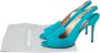 Manolo Blahnik Pre-owned Suede sandals Blue Dames - Thumbnail 8