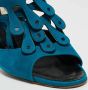 Manolo Blahnik Pre-owned Suede sandals Blue Dames - Thumbnail 8