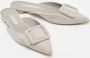 Manolo Blahnik Pre-owned Suede sandals Gray Dames - Thumbnail 4