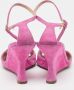 Manolo Blahnik Pre-owned Suede sandals Pink Dames - Thumbnail 5