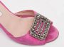 Manolo Blahnik Pre-owned Suede sandals Pink Dames - Thumbnail 8