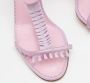 Manolo Blahnik Pre-owned Suede sandals Purple Dames - Thumbnail 6