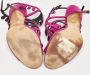 Manolo Blahnik Pre-owned Suede sandals Purple Dames - Thumbnail 6