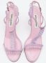 Manolo Blahnik Pre-owned Suede sandals Purple Dames - Thumbnail 3