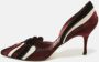 Manolo Blahnik Pre-owned Velvet heels Red Dames - Thumbnail 2