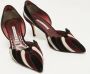 Manolo Blahnik Pre-owned Velvet heels Red Dames - Thumbnail 4