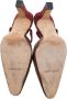 Manolo Blahnik Pre-owned Velvet sandals Red Dames - Thumbnail 6
