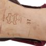 Manolo Blahnik Pre-owned Velvet sandals Red Dames - Thumbnail 7