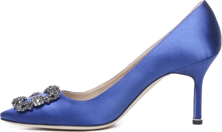 Manolo Blahnik Pumps Blue Dames