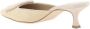 Manolo Blahnik Raffia Almond Toe Pumps met reliëfgesp Beige Dames - Thumbnail 7