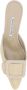 Manolo Blahnik Raffia Almond Toe Pumps met reliëfgesp Beige Dames - Thumbnail 8