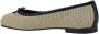 Manolo Blahnik Raffia Veralli Ballerina's met Strikdetail Multicolor Dames - Thumbnail 3