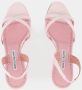olo Blahnik Roze Nappa Sandalen met H-Hak - Thumbnail 2