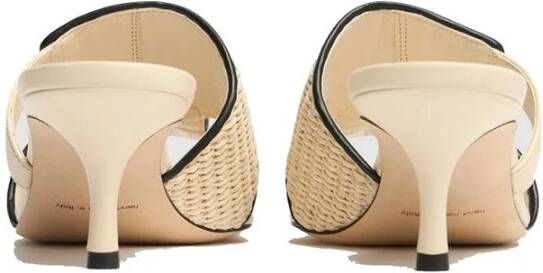 Manolo Blahnik Sandalen met geweven detail en hak