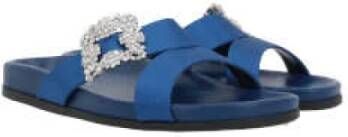 Manolo Blahnik Sandals Blue Dames