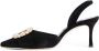 olo Blahnik Slingback Pumps met Parelgesp en Stilettohak - Thumbnail 2