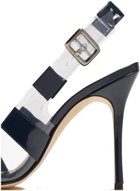 Manolo Blahnik Stijlvolle Slingback Sandalen met Enkelband