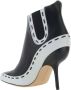 Manolo Blahnik Stiletto Hak Leren Pumps met Rits Black Dames - Thumbnail 6