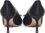 Manolo Blahnik Zwarte Satijnen Kristal Gesp Hakken Black Dames - Thumbnail 3