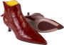 Mara Bini Ankle Boots Rood Dames - Thumbnail 3