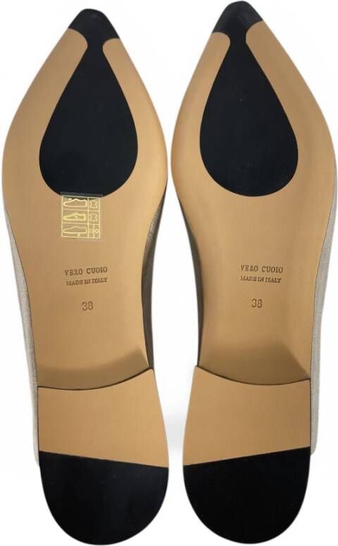 Mara Bini Champagne Gouden Slingback Hakken
