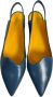Mara Bini Flat Sandals Blauw Dames - Thumbnail 3