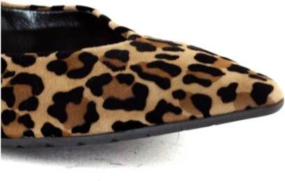 Mara Bini Luipaardprint Ballerina Platte Schoenen