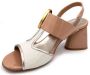 Mara Bini Mousse en room patent sandaal - Thumbnail 2