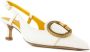 Mara Bini Witte leren slingback sandalen puntig ontwerp White Dames - Thumbnail 2