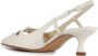 Mara Bini Witte Patentleren Slingback Sandalen - Thumbnail 2