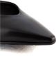 Mara Bini Zwarte Leren Ballerina Schoenen Puntige Neus - Thumbnail 2