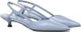 Marc Ellis Blauwe Leren Slingback Hakken Blue Dames - Thumbnail 2