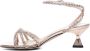 Marc Ellis Gouden Rhinestone Enkelband Sandalen Beige Dames - Thumbnail 4