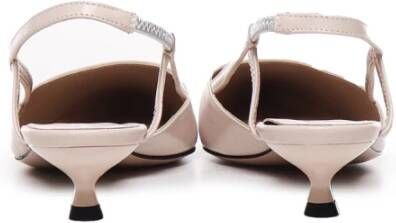 Marc Ellis Nude Leren Slingback Hak Pink Dames