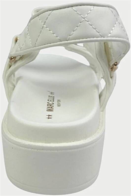 Marc Ellis Witte sandalen met dubbele banden