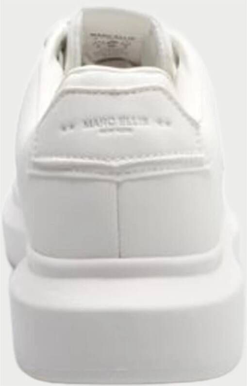 Marc Ellis Witte Sneakers met Logo Detail