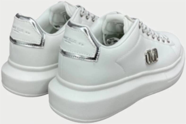 Marc Ellis Witte Sneakers met Zijlogo