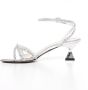 Marc Ellis Zilveren Strass Enkelband Sandalen Gray Dames - Thumbnail 8