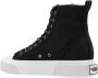 Marc Jacobs Zwarte hoge sneakers van katoenrubber Black Dames - Thumbnail 5