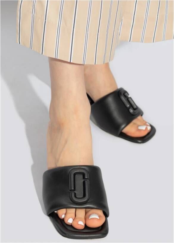 Marc Jacobs Gehakte pantoffels Black Dames