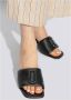 Marc Jacobs Gehakte pantoffels Black Dames - Thumbnail 2