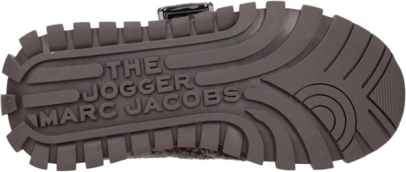 Marc Jacobs Grijze Bont Sneakers met Zijdetail