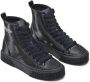 Marc Jacobs Hoge Top Satijnen Sneakers Black Dames - Thumbnail 6